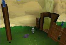 une photo d'Ã©cran de Bugs Bunny et Taz - La Spirale du Temps sur Sony Playstation